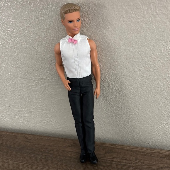 Barbie Other - Barbie 2012 Mattel Ken Groom Doll Pink Bow tie